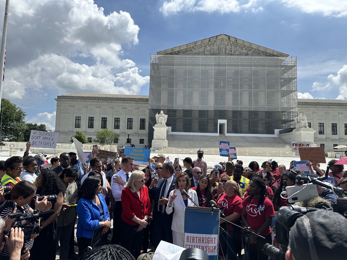 “This is about citizenship and due process….The fact is that we can do so much in Congress, we will do everything we can, and the outside mobilization is very, very important.” - <a href="/SpeakerPelosi/">Nancy Pelosi</a>
