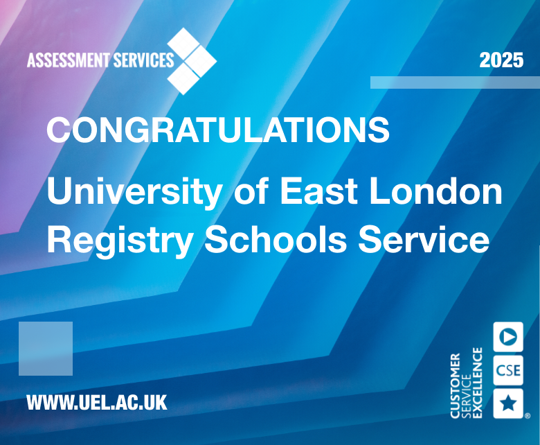 Assessment Services (@assessmentserve) on Twitter photo We’re delighted to share that the Registry Schools Service at the <a href="/UEL_News/">Uni of East London</a> has officially achieved the Customer Service Excellence (CSE) Standard.
Well done to everyone involved — a fantastic achievement and well deserved! 👏 We’re delighted to share that the Registry Schools Service at the <a href="/UEL_News/">Uni of East London</a> has officially achieved the Customer Service Excellence (CSE) Standard.
Well done to everyone involved — a fantastic achievement and well deserved! 👏