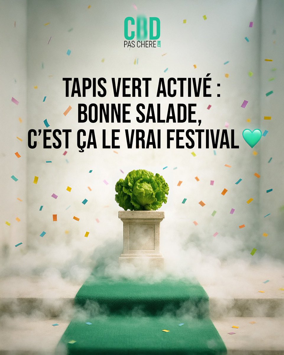 🎥 À Cannes ils montent les marches, nous on monte au 7e ciel avec notre sélection bien roulée 😶‍🌫️🌿
Pas besoin de costard, juste un grinder. 👉 cbdpaschere.com #FestivalDuChill #CbdPasChere