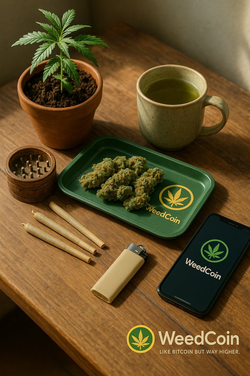 NytraxX420's tweet photo. @weedcoinOG @ZardsGoHard @CryptotwitsHQ @nobodysausage @pepo_is_fun @neet_sol @ByteDogToken @Wise_Token @Gorilla_CTO @DropCoinXRPL Start your day with peace, purpose, and a little plant power.
A warm brew, fresh greens, and the coin that vibes with your lifestyle.

This isn’t stress. This is presence.

This is @weedcoinOG.

#WeedCoin #MorningVibes #PlantBasedPeace #LikeBitcoinButWayHigher #JointEnergy https://t.co/HDPJ50gNxG
