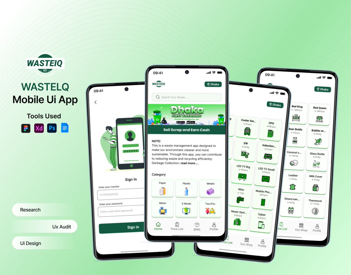rahimuxDesigner's tweet photo. Hi Everyone,

This is a Waste Management Mobile App Ui Design, 
If you like my work please give your valuable feedback

📎Behance : https://t.co/ZRsCfC6shr

hashtag#wastemobieapp hashtag#mobileappuidesign hashtag#Wastemanagement hashtag#mobileui https://t.co/98wHQqNdkn