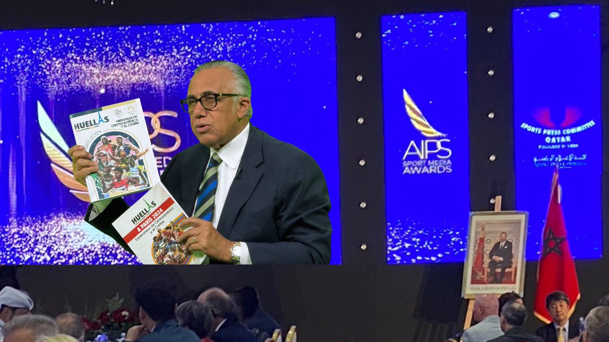 𝒥𝓊𝒶𝓃 𝒢𝓊𝑒𝓇𝓇𝒶 (@cienfuegos20) on Twitter photo AIPS reconoce el proyecto “Huellas” durante Congreso en Marruecos centrocaribesports.org/aips-reconoce-… vía <a href="/CentroCaribeS/">Centro Caribe Sports</a> <a href="/luisinmejia/">Luis Mejía Oviedo</a> AIPS reconoce el proyecto “Huellas” durante Congreso en Marruecos centrocaribesports.org/aips-reconoce-… vía <a href="/CentroCaribeS/">Centro Caribe Sports</a> <a href="/luisinmejia/">Luis Mejía Oviedo</a>