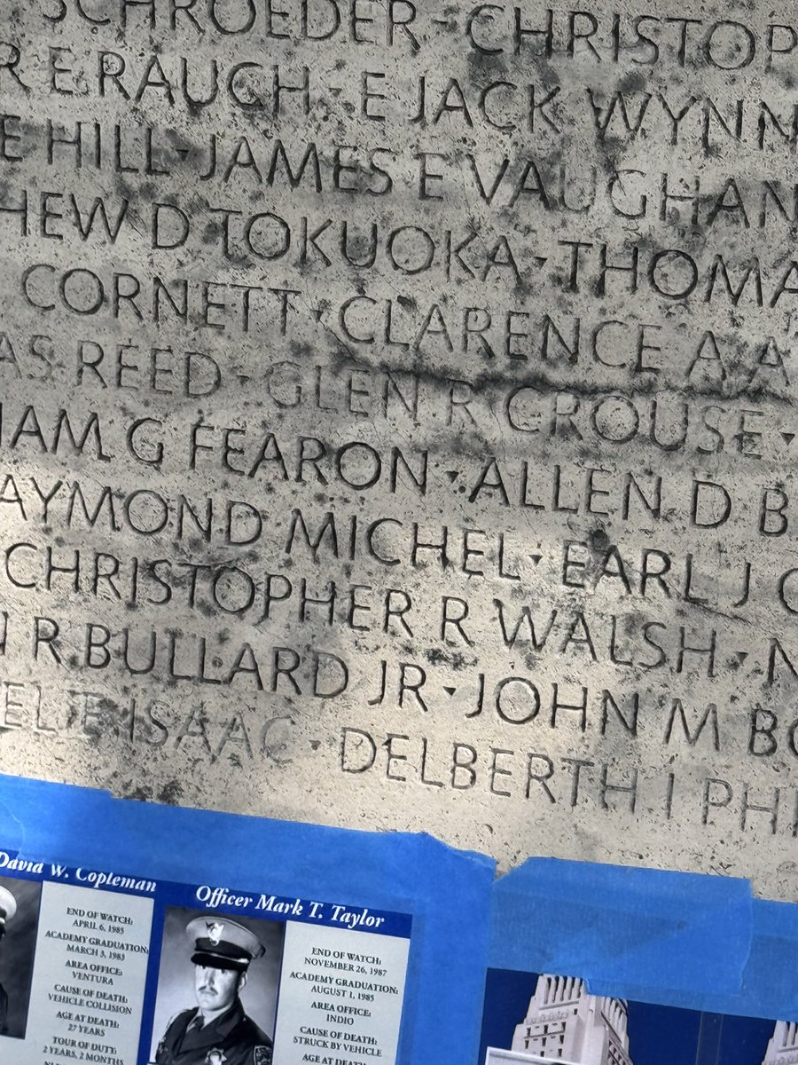 chief_spd's tweet photo. In DC for @TheIACP meetings (and police week). Took time to pay my respects to all at the National Law Enforcement Memorial, especially@SGFPolice Officer Christopher Ryan Walsh (EOW March 16, 2020) 💙🙏 https://t.co/PL8MyGGNAN