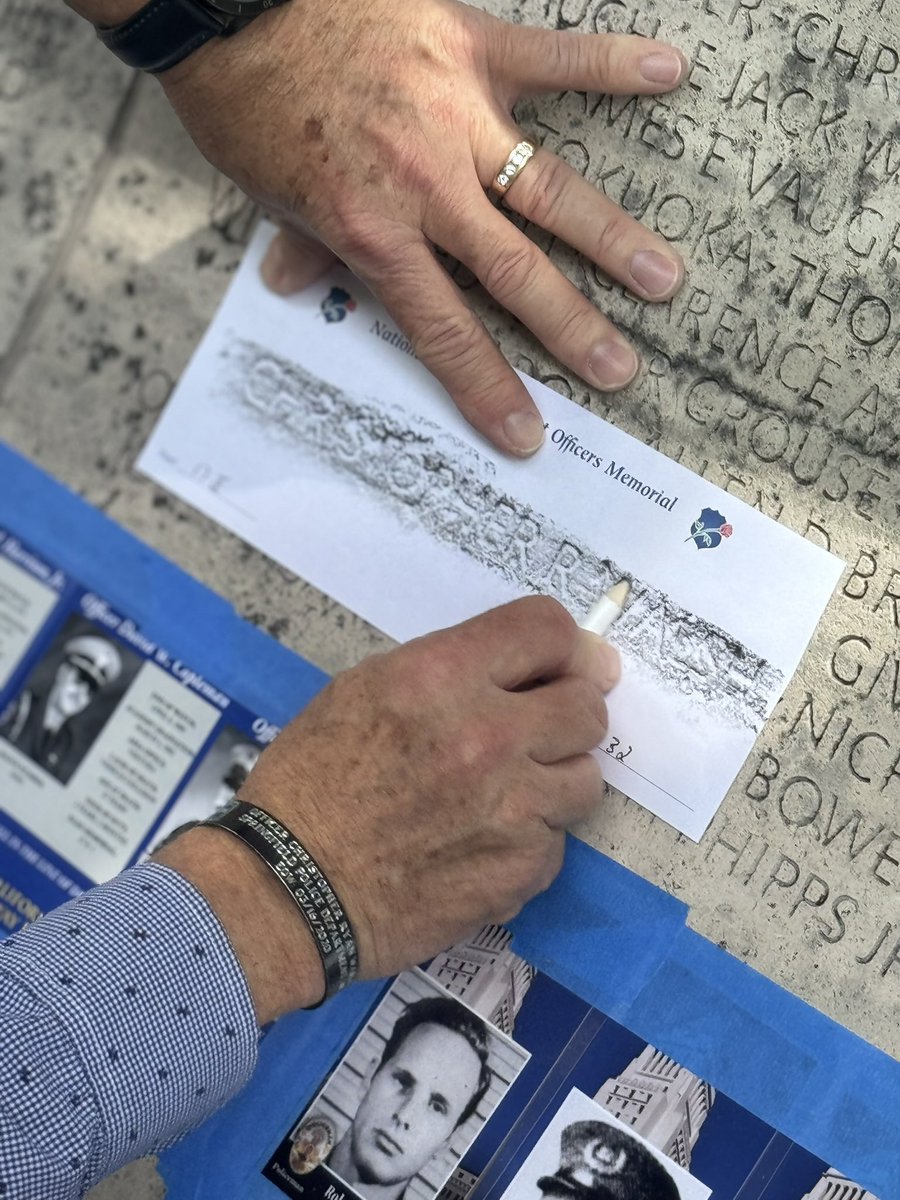 chief_spd's tweet photo. In DC for @TheIACP meetings (and police week). Took time to pay my respects to all at the National Law Enforcement Memorial, especially@SGFPolice Officer Christopher Ryan Walsh (EOW March 16, 2020) 💙🙏 https://t.co/PL8MyGGNAN