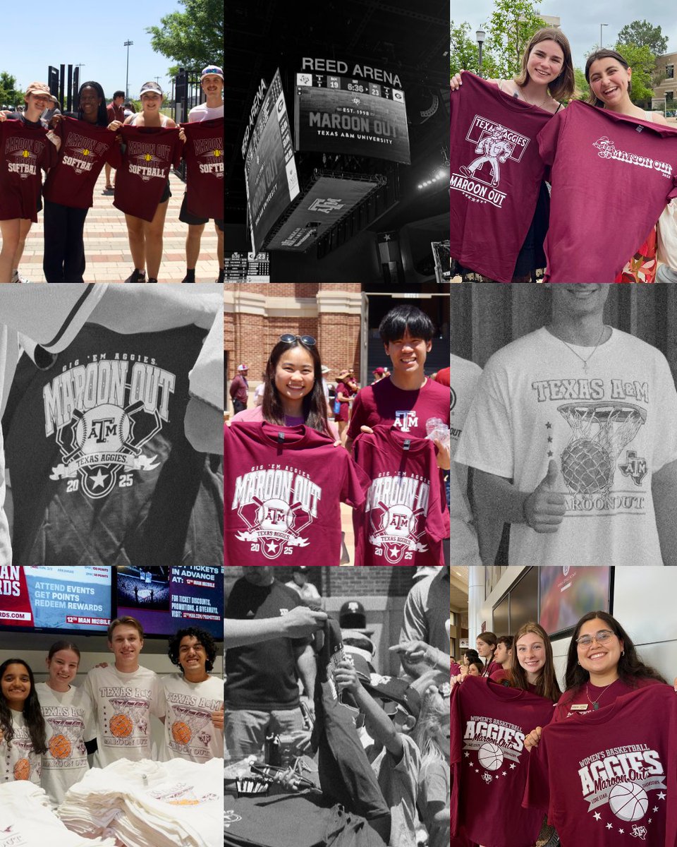 Texas A&M Maroon Out tweet media