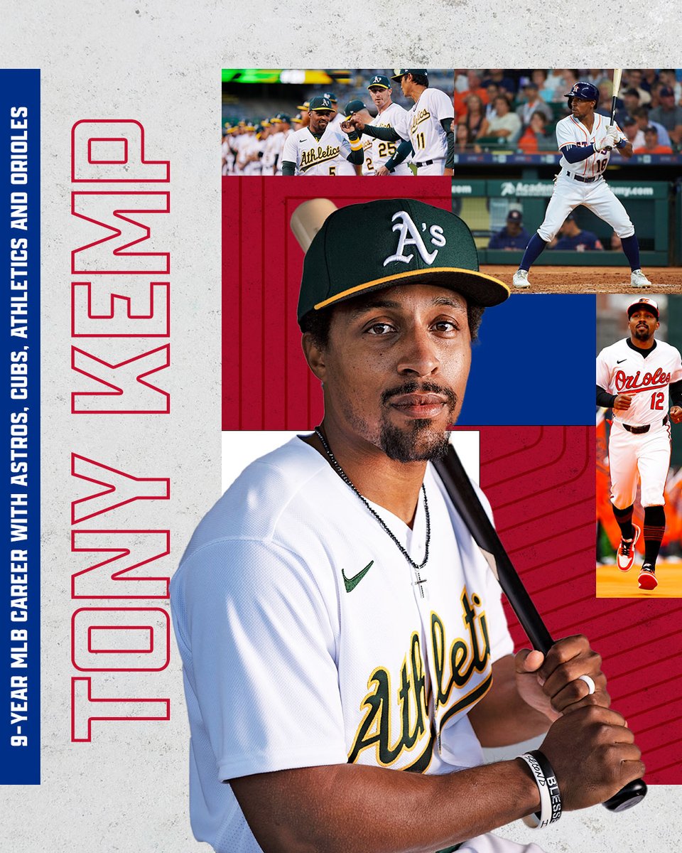 MLBPA (@mlbpa) on Twitter photo Tony Kemp, a proud member of the <a href="/VandyBoys/">Vanderbilt Baseball</a> baseball fraternity, left his mark as a versatile performer and respected teammate over nine seasons with the @Astros, <a href="/Cubs/">Chicago Cubs</a>, <a href="/Athletics/">Athletics</a> and <a href="/Orioles/">Baltimore Orioles</a>.
We salute him on an impactful career and wish him all the best in the next chapter! Tony Kemp, a proud member of the <a href="/VandyBoys/">Vanderbilt Baseball</a> baseball fraternity, left his mark as a versatile performer and respected teammate over nine seasons with the @Astros, <a href="/Cubs/">Chicago Cubs</a>, <a href="/Athletics/">Athletics</a> and <a href="/Orioles/">Baltimore Orioles</a>.
We salute him on an impactful career and wish him all the best in the next chapter!