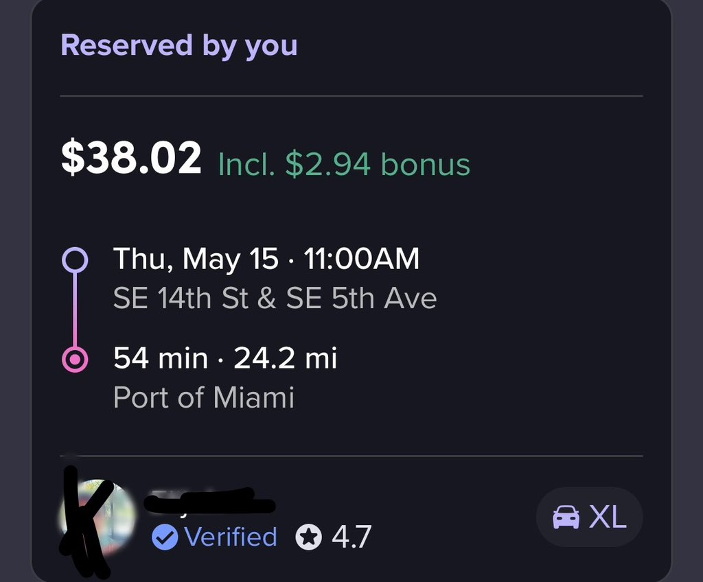 6thboroughtim's tweet photo. Hey @lyfteng @lyft @davidrisher @johnzimmer @logangreen this is Lyft, pruning only decent SR I had since 5/8 at 12:02am 5/15. As we both know Rider didn’t modify or cancel this SR. #LyftHasLostTheirWayAndMind 🤨🤷🏼‍♂️🤦🏼‍♂️ https://t.co/YuZvH8PHbU