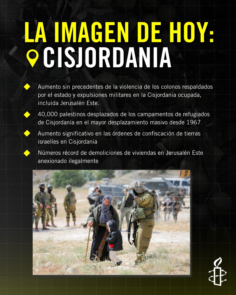 amnistiamexico's tweet photo. 🇵🇸 | Durante 77 años, Israel ha negado a palestinos el derecho a regresar a sus hogares, violando el derecho internacional y las resoluciones de la ONU. Hoy la #Nakba continúa. El despojo, el desplazamiento y el apartheid siguen definiendo la vida de la población palestina. https://t.co/98yL8a8hrw