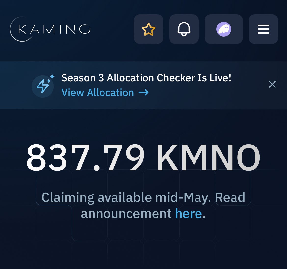NFTdubbers's tweet photo. The biggest sleeper that nobody talks about enough is @KaminoFinance 💰 

Another big W, being rewarded for passive income is one of cryptos best perks. This is not even close to my season 1 or 2 airdrops either, I’ve really been slacking off. 🤦‍♂️ 

#airdrops #DeFi #Solana https://t.co/JYgO1ggGhq