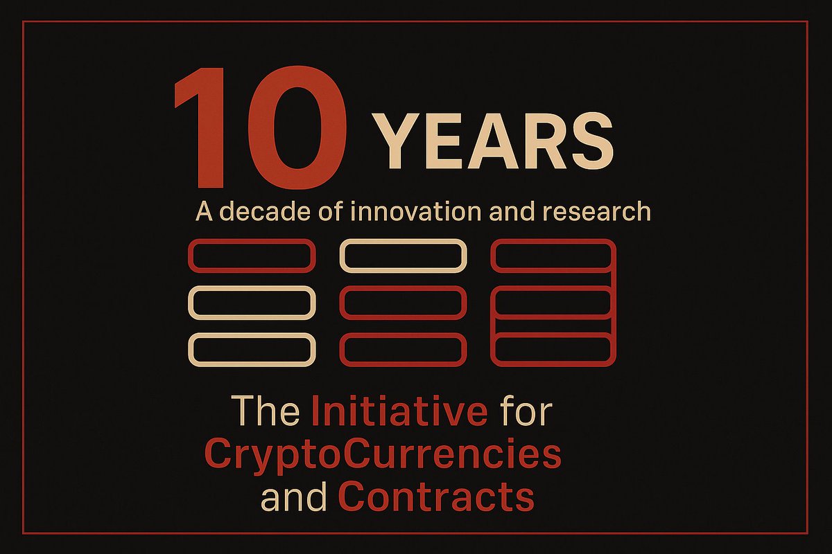 In celebration of their 10th Anniversary, The Initiative for  CryptoCurrencies & Contracts (IC3) invites you on June 11 to explore a full  day of panels and presentations featuring the researchers and founders