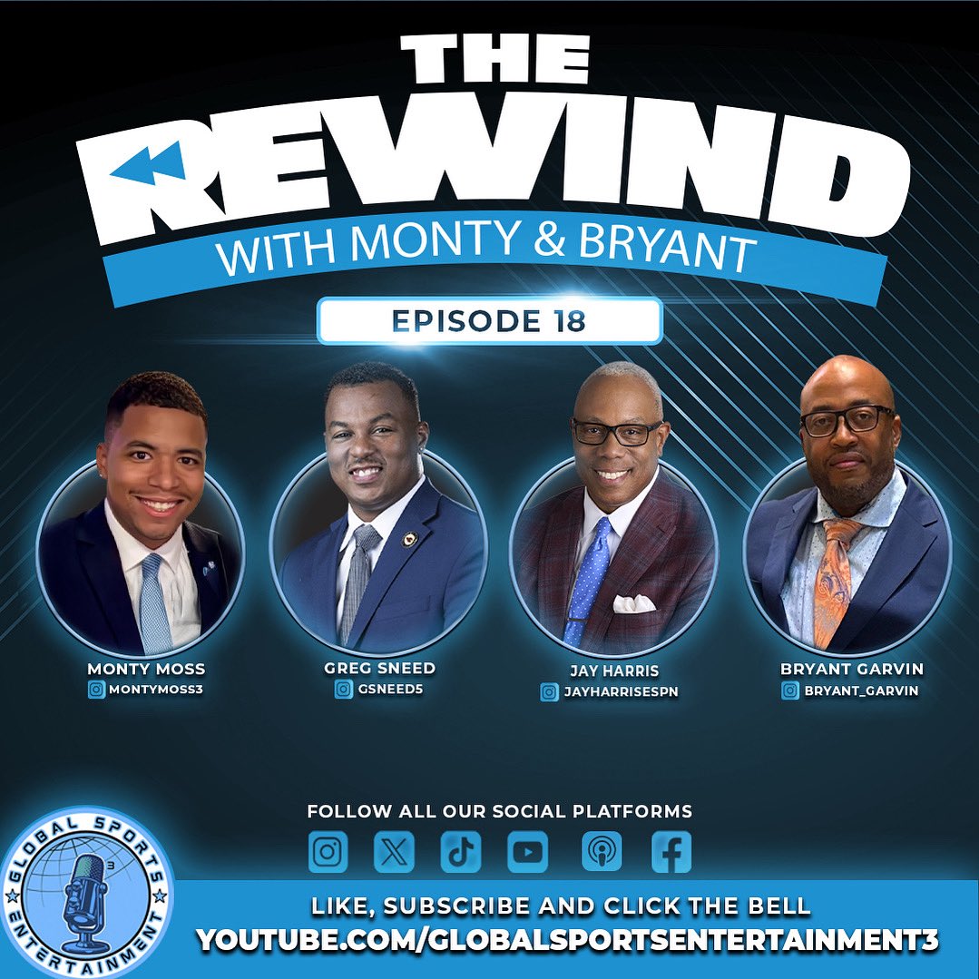 EP 18 coming to you. Thank you to Greg Sneed and ESPN finest <a href="/JayHarrisESPN/">Jay Harris</a>  coming on. NBA Playoffs. Celtics/Knicks. Jets 2025 preview and more. 3pm EST on all platforms. #gse3 #therewind #nbaplayoffs #jets #espn

<a href="/Bryantgarvin81/">Bryant Garvin</a>