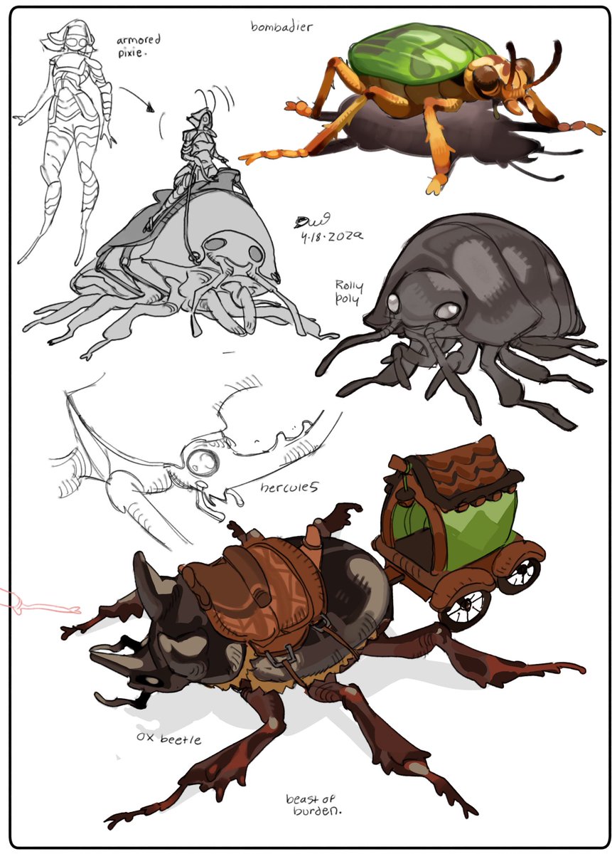 dialingnumber9's tweet image. Pixie bug mounts
