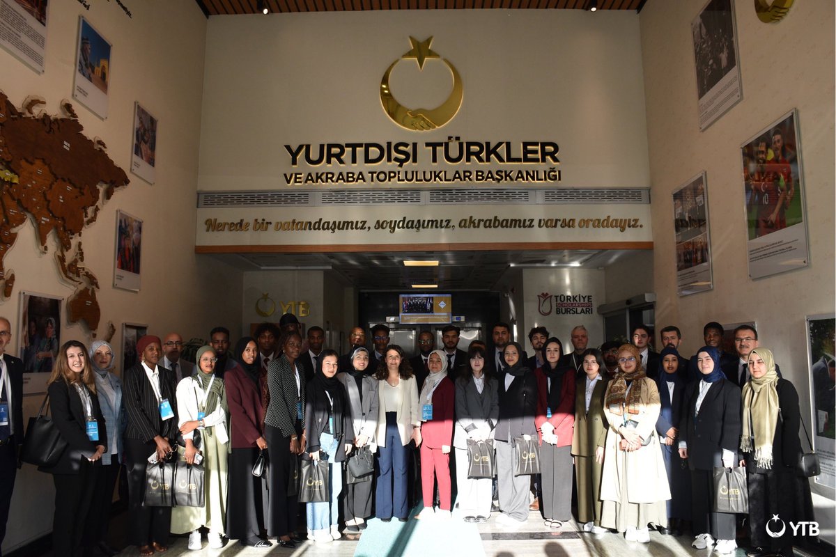 Türkiye Maarif Vakfı’na bağlı okullardan mezun olup Türkiye’de üniversite eğitimine devam eden öğrenciler, “Maarif Mezunları Diplomasi Kampı” kapsamında #YTB'yi ziyaret etti.

Ziyarette, katılımcılara Başkanlığımızın çalışmaları hakkında kapsamlı bir sunum yapıldı. <a href="/TMaarifVakfi/">Türkiye Maarif Vakfı</a>