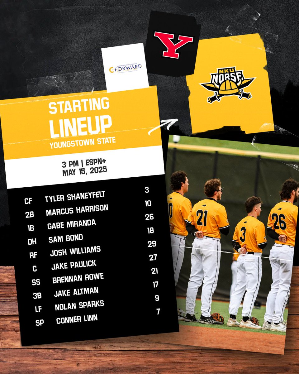 NKUNorseBSB's tweet photo. Series opener at Friendship 🔜

Powered by C Forward! https://t.co/oFEUpveY1y
