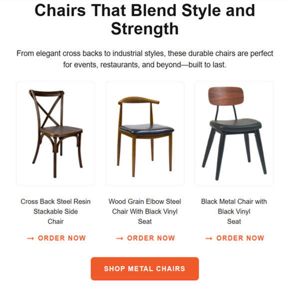 RestFurnPlus's tweet image. Check out this week's newsletter featuring tips from restaurant designers, durable metal dining chairs, swivel stools, cocktail tables and more.
mailchi.mp/5ee0bf46b223/c…