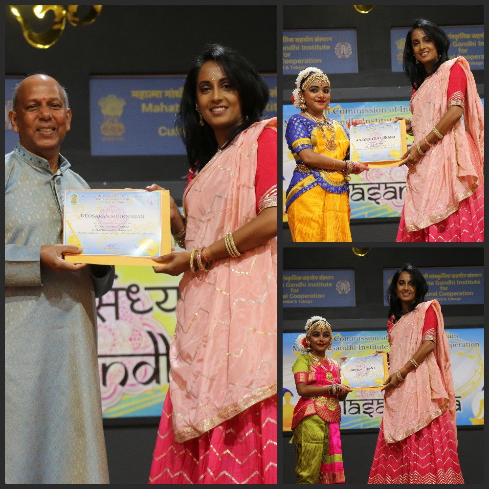 Kala Sandhya 2025!
Certificates were awarded to the students of the Harmonium class of 2025 by Mr. Ajit K. Nirola, S.S. (Cons), and Sen. Dr. Chaitan-Maharaj, Parliam. Sec., Min. of the People, Social Dev. and Family Services. <a href="/iccr_hq/">ICCR</a> <a href="/IndiainTandT/">India in T&T</a> <a href="/PMOIndia/">PMO India</a> <a href="/narendramodi/">Narendra Modi</a>
