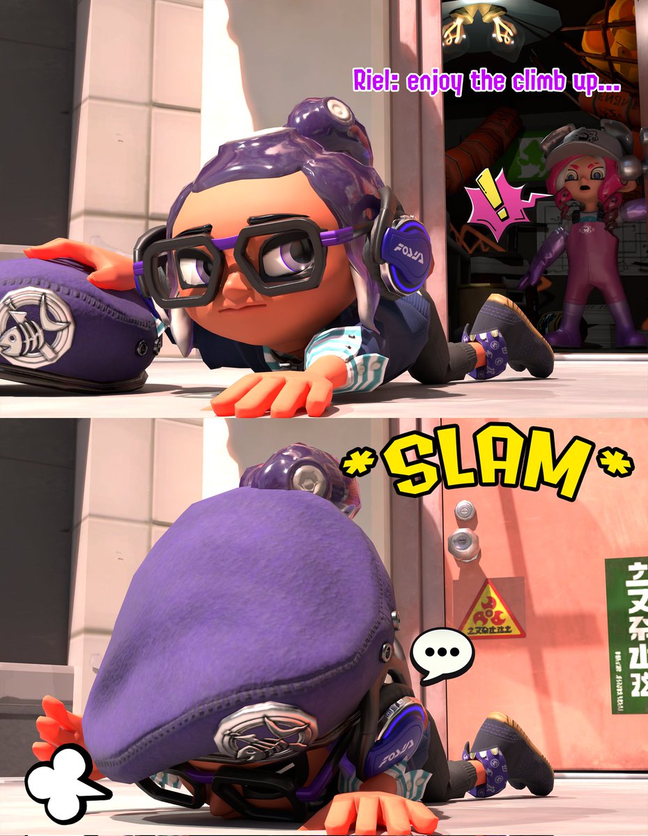 Finally got around to finishing this one!
"Riel's Salmon run pecking order!"
Geiz seems to want to join a Salmon run job but...
Featuring: <a href="/iStarletheaven/">Starletheaven</a> , <a href="/tsitraami/">Sylvia</a> and <a href="/kiberSix/">Kiber | C@mms OPEN 4/10</a> 
#スプラトゥーン #splatoon3art #splatoon #blender3d #fanart