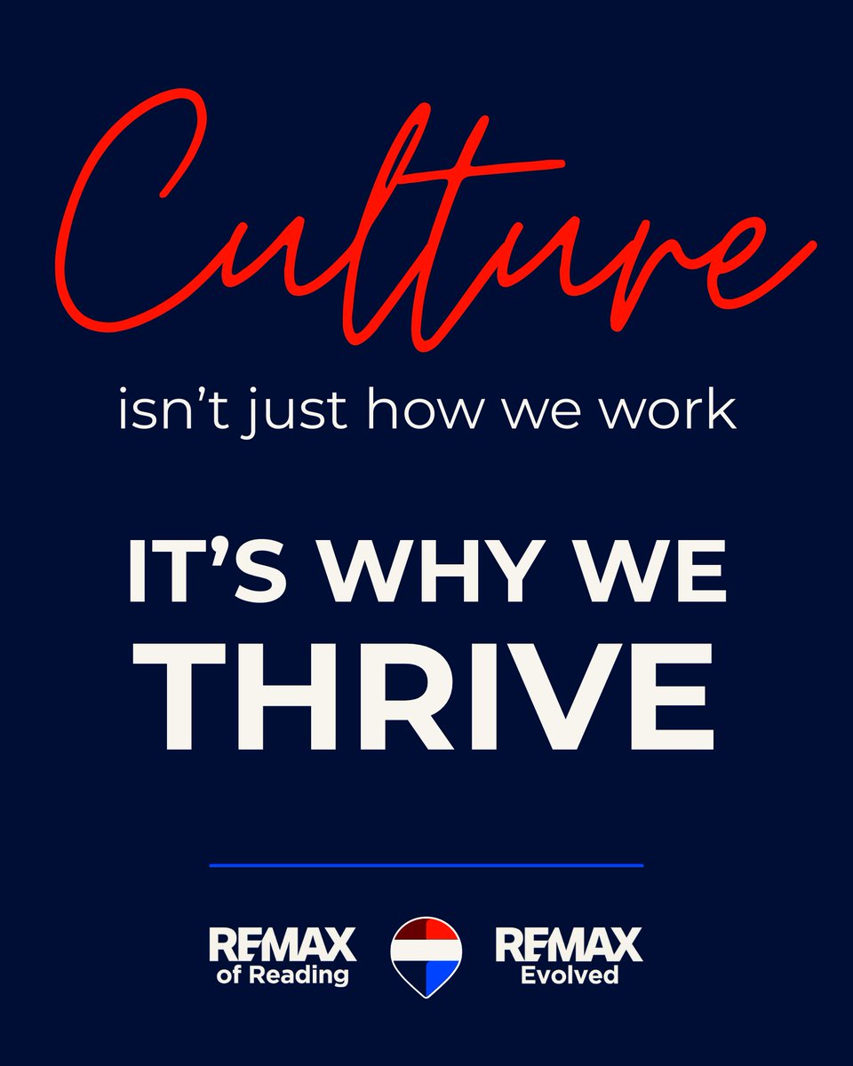 RemaxEvolved's tweet photo. The right culture changes everything.

At REMAX of Reading &amp; REMAX Evolved, our agents thrive because they’re truly supported.

Looking for a place that puts people first? Let’s talk. 📩

#REMAXofReading #REMAXEvolved #REMAXCulture #JoinREMAX #RealEstate #UnstoppableStartsHere https://t.co/kgADxDfiIE