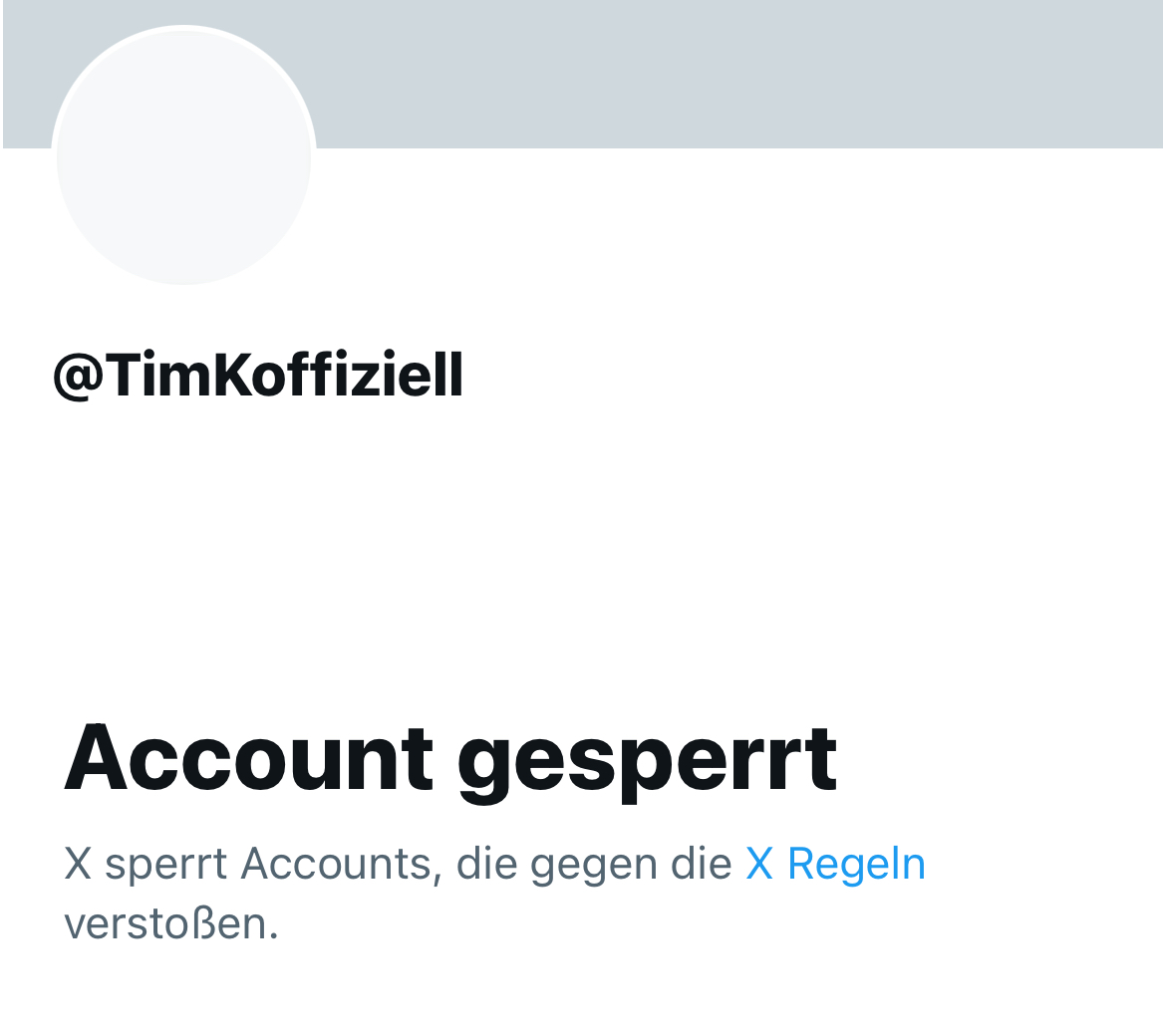 schwurbelhunter's tweet photo. Klein Timmy wurde gesperrt 🥳
#TimK aka Tim Kellner, der eigentlich Timm heißt ist ein rechtsradikaler, widerlicher YouTube Streamer 🤮 https://t.co/4Xp3LsEyFn