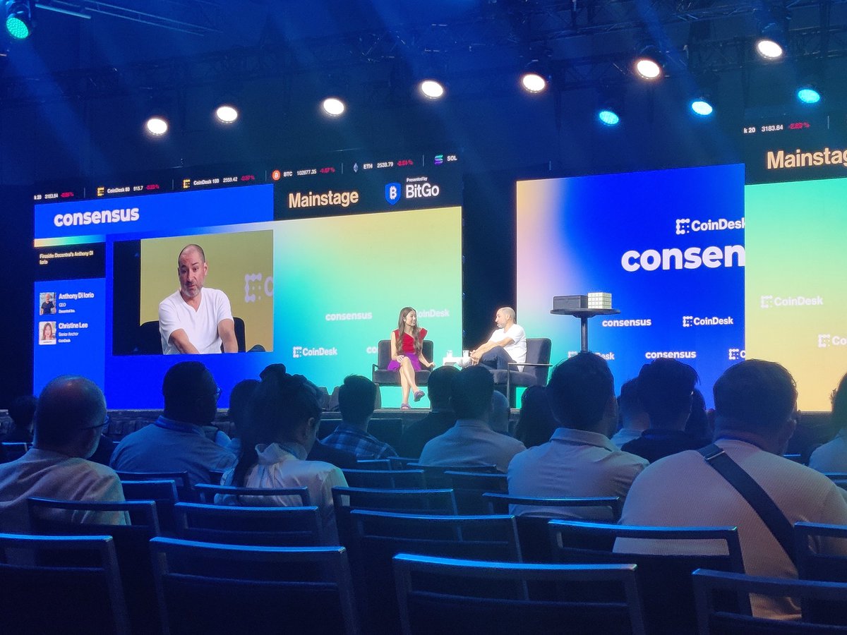 marv (@mpweb3wordsmith) on Twitter photo It's kind of surreal seeing Anthony Di Iorio on stage. Literally the first mover who has turned Toronto into the crypto hub I love. Every Torontonian I've interviewed for <a href="/newinternetpod/">Is This The New Internet?</a> traces their interest in the space back to his meetups.
<a href="/consensus2025/">Consensus 2025</a> It's kind of surreal seeing Anthony Di Iorio on stage. Literally the first mover who has turned Toronto into the crypto hub I love. Every Torontonian I've interviewed for <a href="/newinternetpod/">Is This The New Internet?</a> traces their interest in the space back to his meetups.
<a href="/consensus2025/">Consensus 2025</a>