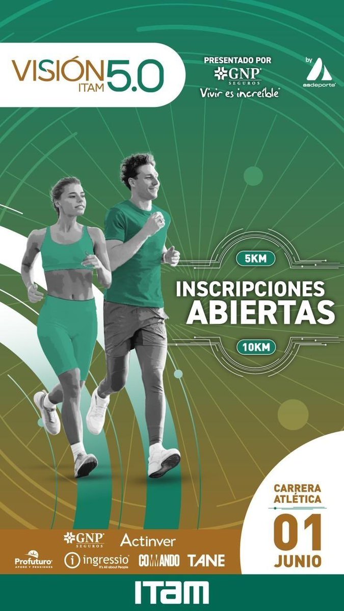 Hoy que es día del maestro estaba pensando en lo feliz que voy a estar el día de la CARRERA ITAM al encontrarme a tantos exalumnos. 

AHÍ NOS VEMOS

comunidad ITAM:  cutt.ly/Vrht5lD1

Público general: cutt.ly/Vrht5lD1

<a href="/ITAM_mx/">ITAM</a> 
<a href="/ExITAM/">ExITAM</a> 
<a href="/asdeporte/">asdeporte</a>