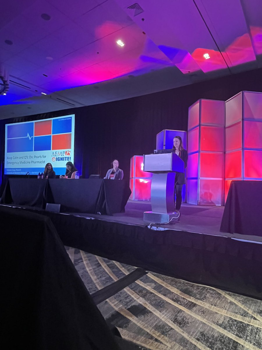 Super proud of <a href="/bekahguay/">Bekah</a> for crushing her IGNITE! presentation on the limitations of QTc interpretation in the ED. #AEMP25 #AEMPlify

🫀Bazette formula will overcorrect in tachycardia!