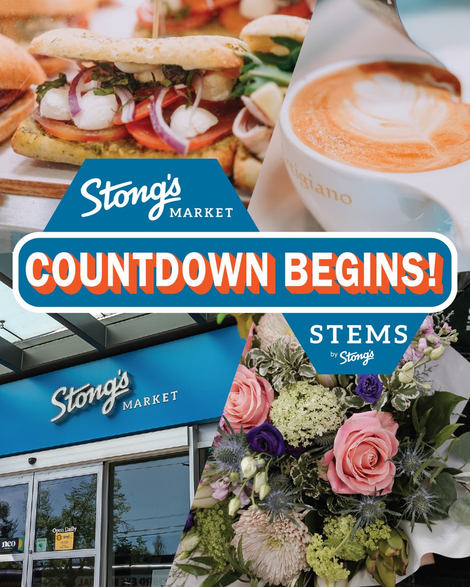 healthtechdist's tweet image. 🌟📍Countdown begins! @stongsmarket opens late 2025 in Surrey’s Health and Technology District at City Centre 4! 🎉
Since 1931, BC’s go-to for local, quality goods is bringing fresh food & community vibes — plus a standalone STEM flower shop! 🌷💐
#SurreyDistrict #ShopLocalBC