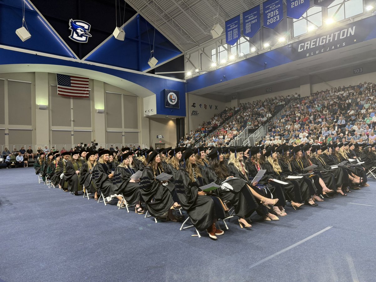 Congratulations to the 2025 <a href="/CreightonSPAHP/">Creighton Pharmacy and Health Professions</a> graduates, especially my pharmacy students! Go set the world on fire! #JesuitEducated #GoJays