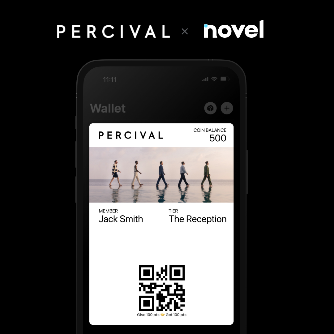 Novel (@novel_commerce) on Twitter photo We are stoked to partner up with <a href="/percivalme52423/">percivalmenswear</a>, a British fashion brand.
They wanted to bridge the gap between online and in-store loyalty. Wallet passes give their customers the ability to scan in-store, which quickly allows them to redeem points, earn rewards and level up We are stoked to partner up with <a href="/percivalme52423/">percivalmenswear</a>, a British fashion brand.
They wanted to bridge the gap between online and in-store loyalty. Wallet passes give their customers the ability to scan in-store, which quickly allows them to redeem points, earn rewards and level up