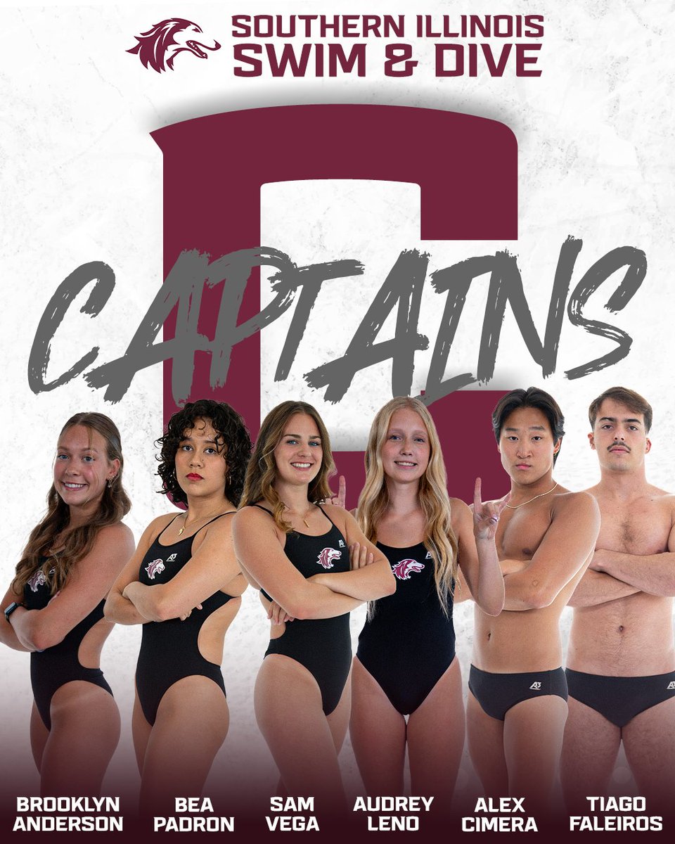 𝐎' 𝐜𝐚𝐩𝐭𝐚𝐢𝐧𝐬, 𝐦𝐲 𝐜𝐚𝐩𝐭𝐚𝐢𝐧𝐬🫡

Introducing the six Salukis who will be representing us as captains during the 2025-26 season!

#Salukis | #RunWithUs