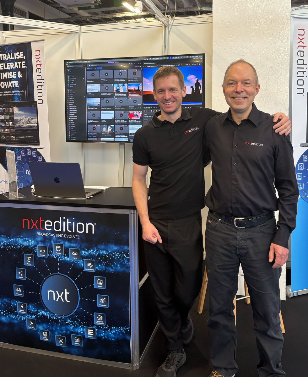 nxtedition's tweet photo. @mediaprodshow is over for another year. It’s been brilliant welcoming so many of you back to the nxtedition stand. From smart automation to live VR studio control, there’s been plenty to explore.
Thanks for stopping by. We'll see you again next year!
#MPTS2025 #nxtedition ... https://t.co/h7HEBIvb0z