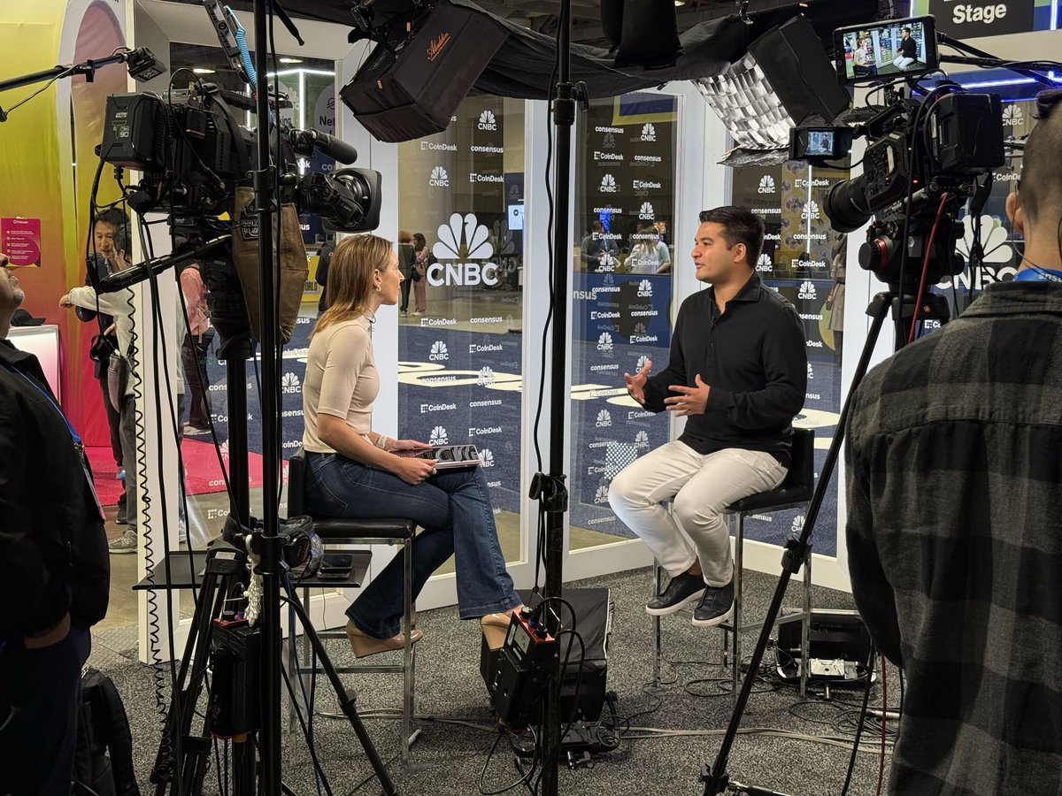 Two down! Always a pleasure speaking with <a href="/KenzieSigalos/">MacKenzie Sigalos</a> <a href="/CNBC/">CNBC</a> #Consensus2025