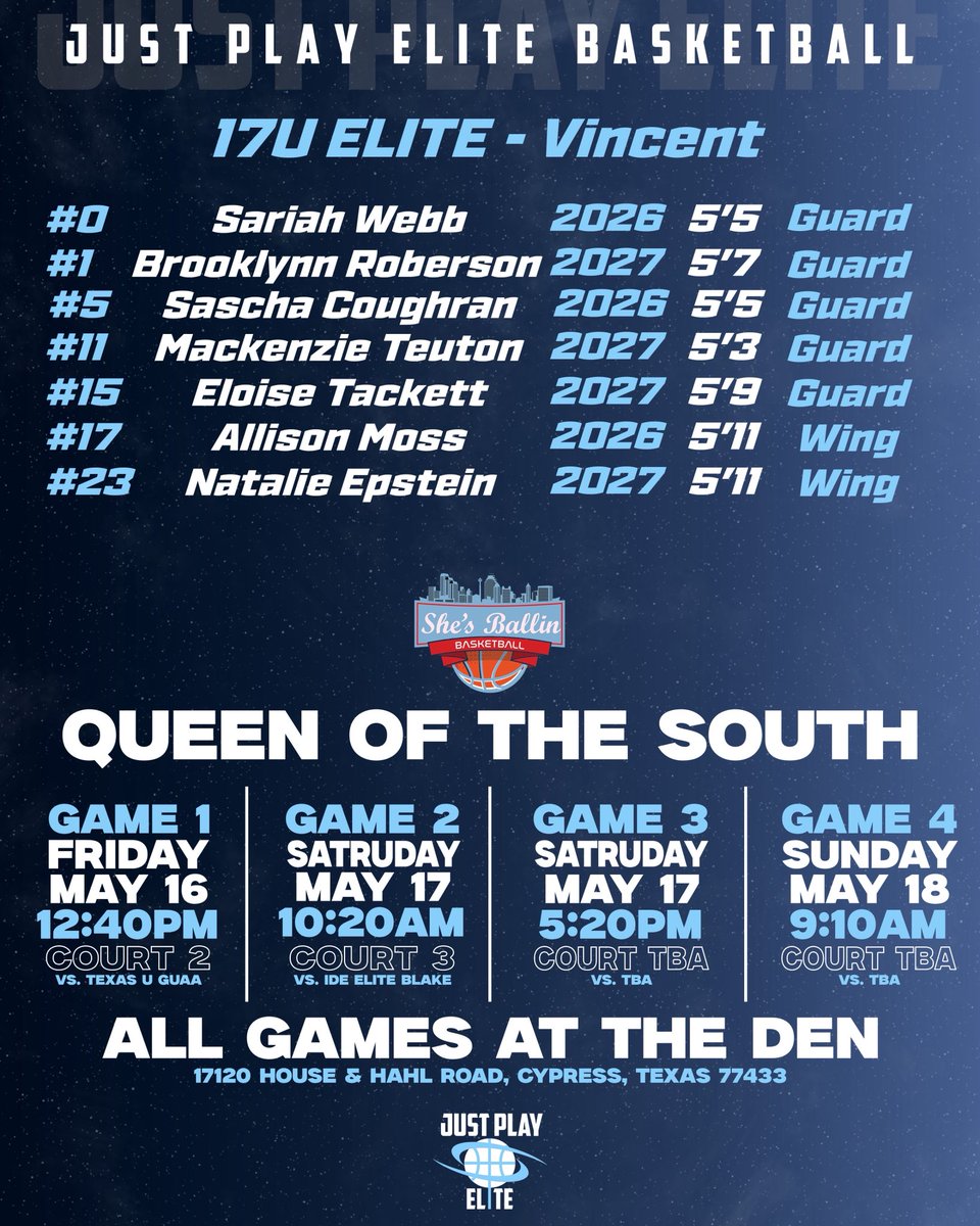 2027 Competitor 😤 Brooklynn plays both sides of the ball and touches on every aspect of the game. Competitor that wants to win. Underrated attribute = footwork! Every coach preaches it and she has it‼️

🔘Just Play Elite 17U - Vincent