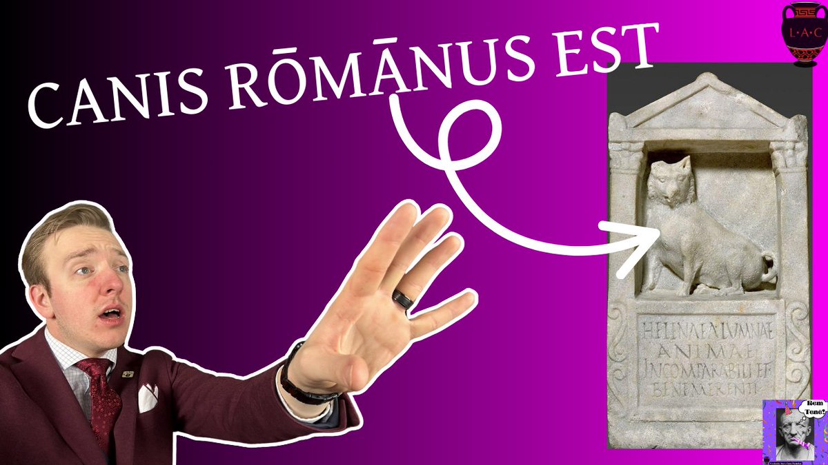 What animals did Romans have as pets? How did they feel about them? Learn with our newest episode of Rem Tenē!

youtu.be/1UiHkbW-toU?si…

Translation available here: patreon.com/posts/rem-tene…