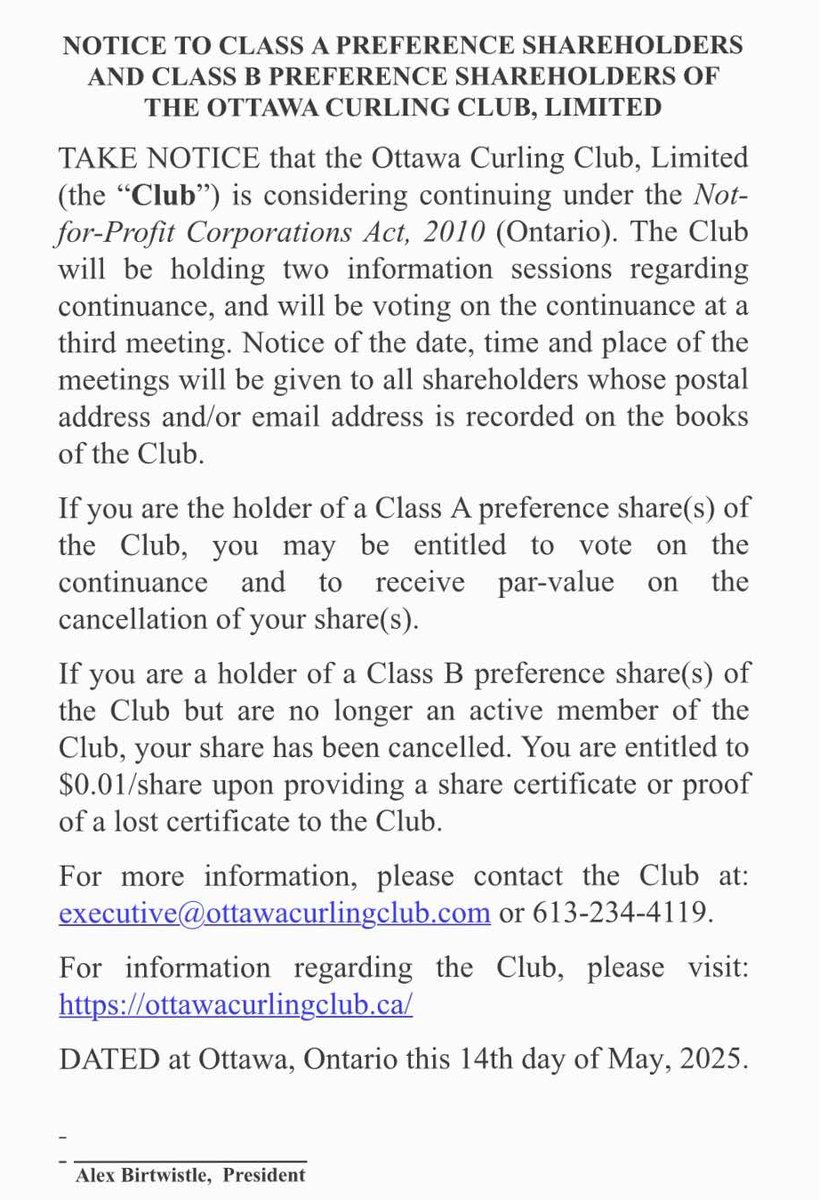 Ottawa Curling Club tweet media