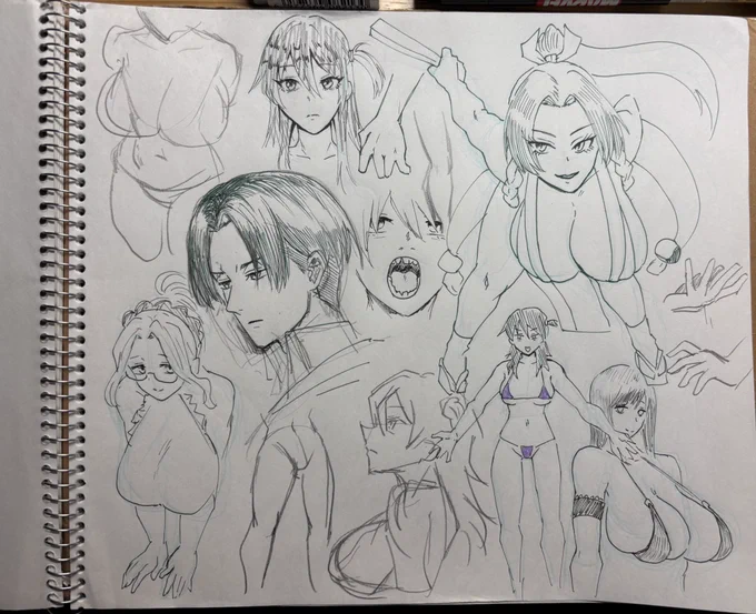 久しぶりにアナログで落書きした 