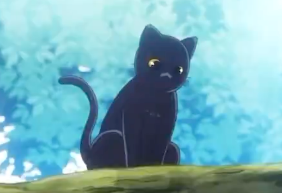 Today's black cat is this kitty from Rock is a Lady's Modesty! 🐈‍⬛😍