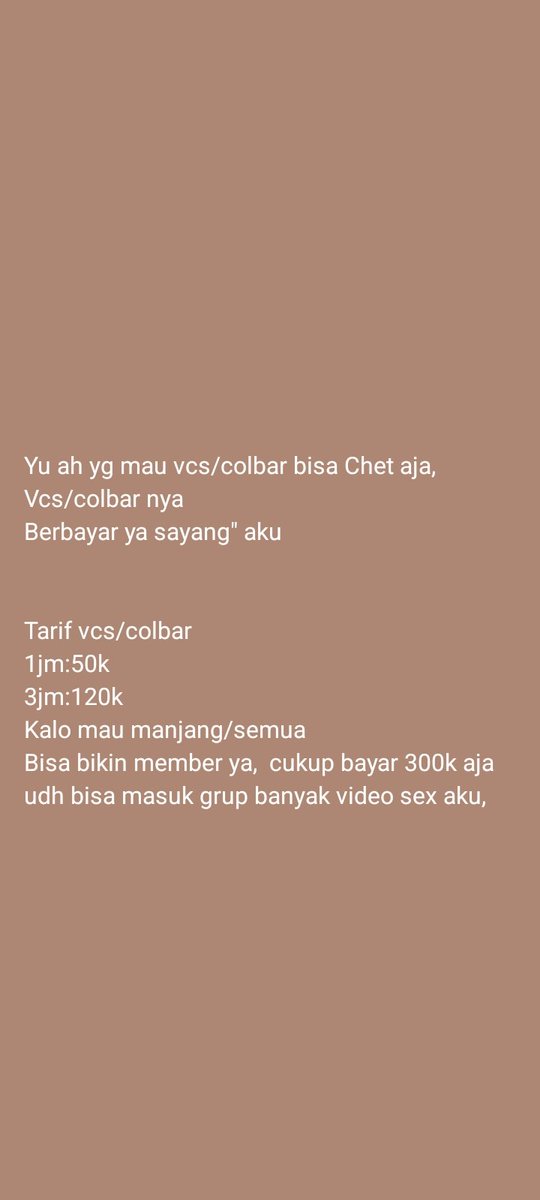 DedeRayfal29970's tweet photo. Yg minat japri ke wa gw🤙
Wa:088294572820 https://t.co/MT2cYy0Mb1