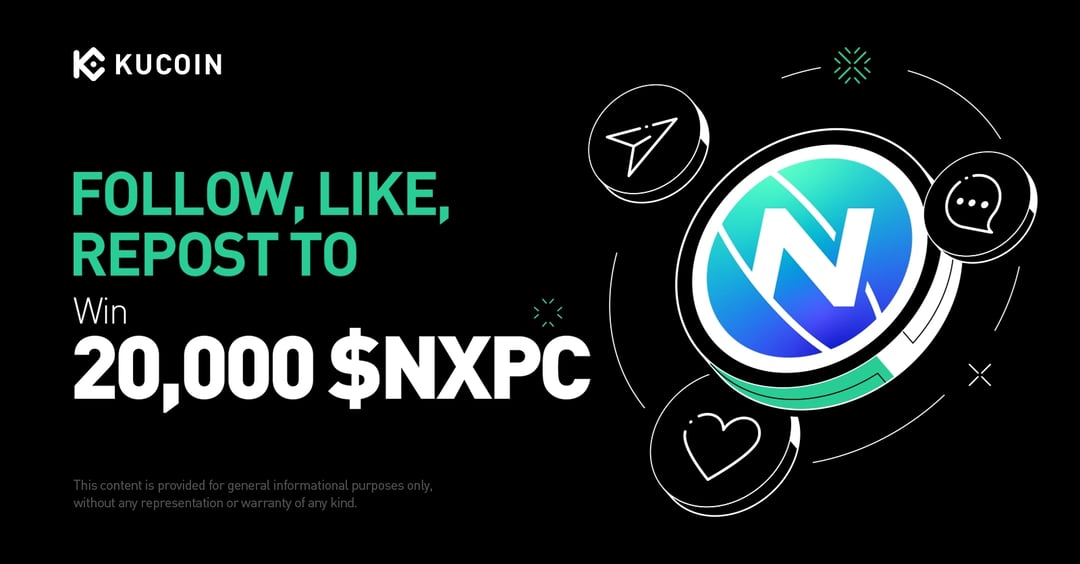 Good project Trade $NXPC on #KuCoin <a href="/ShikderSoj58688/">Sojib Shikder</a> <a href="/Mrromi04/">Monir Royhan (Ø,G)</a>  <a href="/shadatofficial1/">"Shadat Official | Airdrop"</a>
