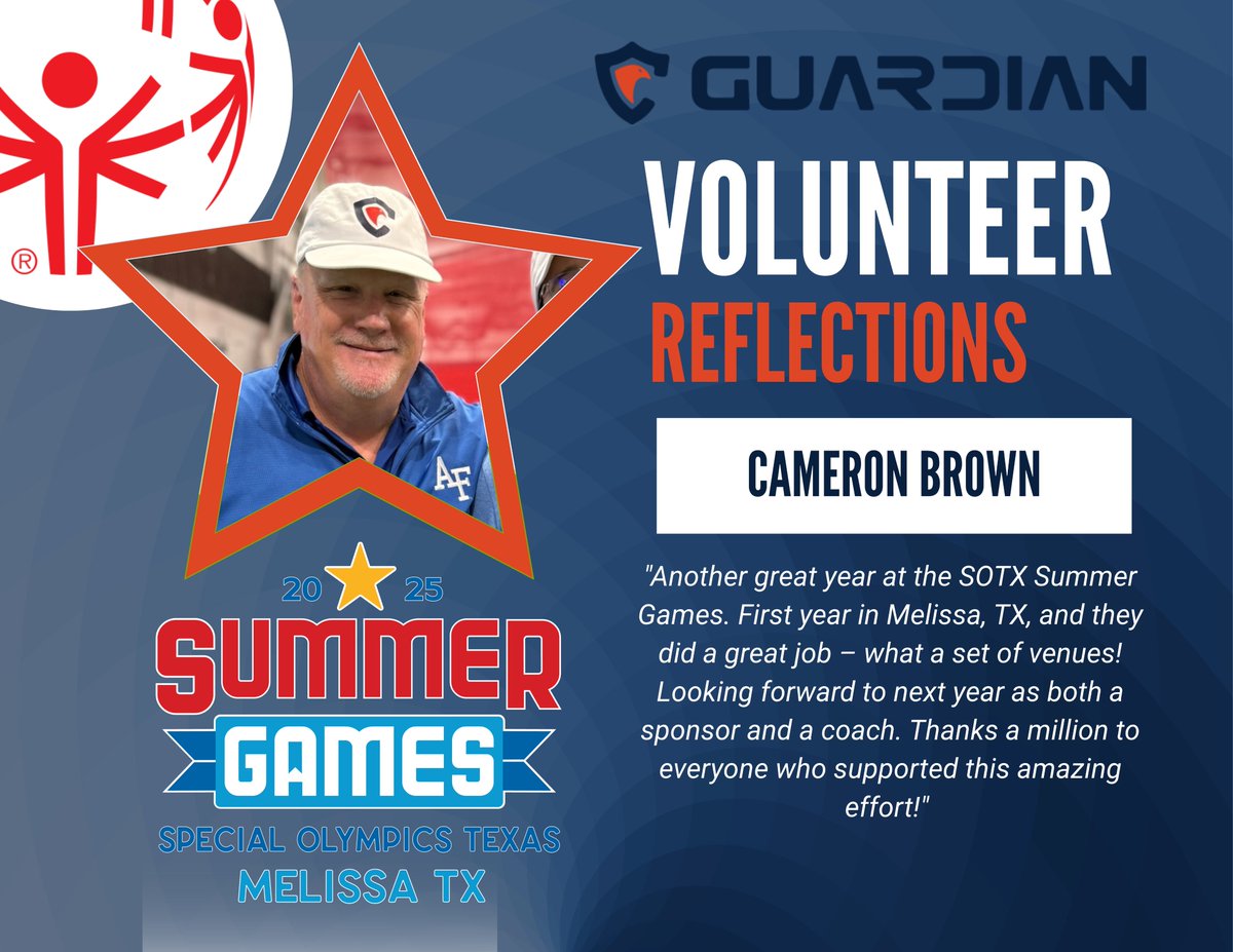 Still feeling inspired nearly two weeks later! Our Co-Founder and CRO, Cameron Brown, reflects on the incredible weekend we had at the <a href="/SOTexas/">SpecialOlympicsTexas</a> Summer Games in Melissa. Cameron brought his full heart to the event as a coach, parent, and volunteer.

The impact of the Games