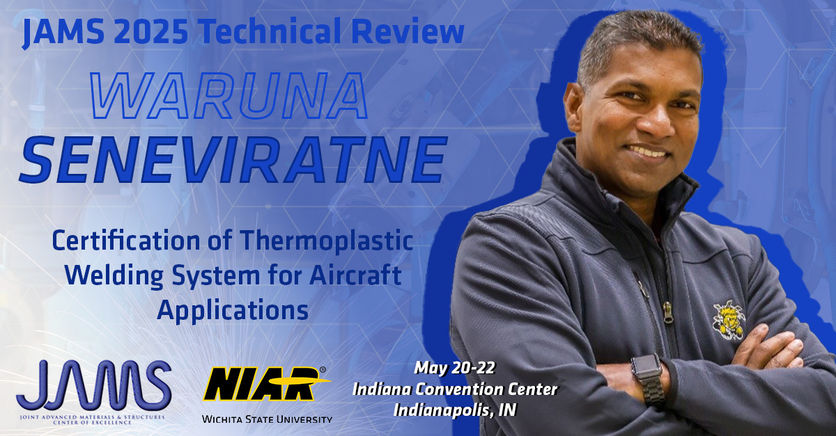 As director of NIAR’s Advanced Technologies Lab for Aerospace Systems (ATLAS), Waruna Seneviratne oversees a large research portfolio. He has even contributed to global composite damage tolerance and maintenance workshops. Learn more from him at JAMS 2025!
wichita.edu/industry_and_d…