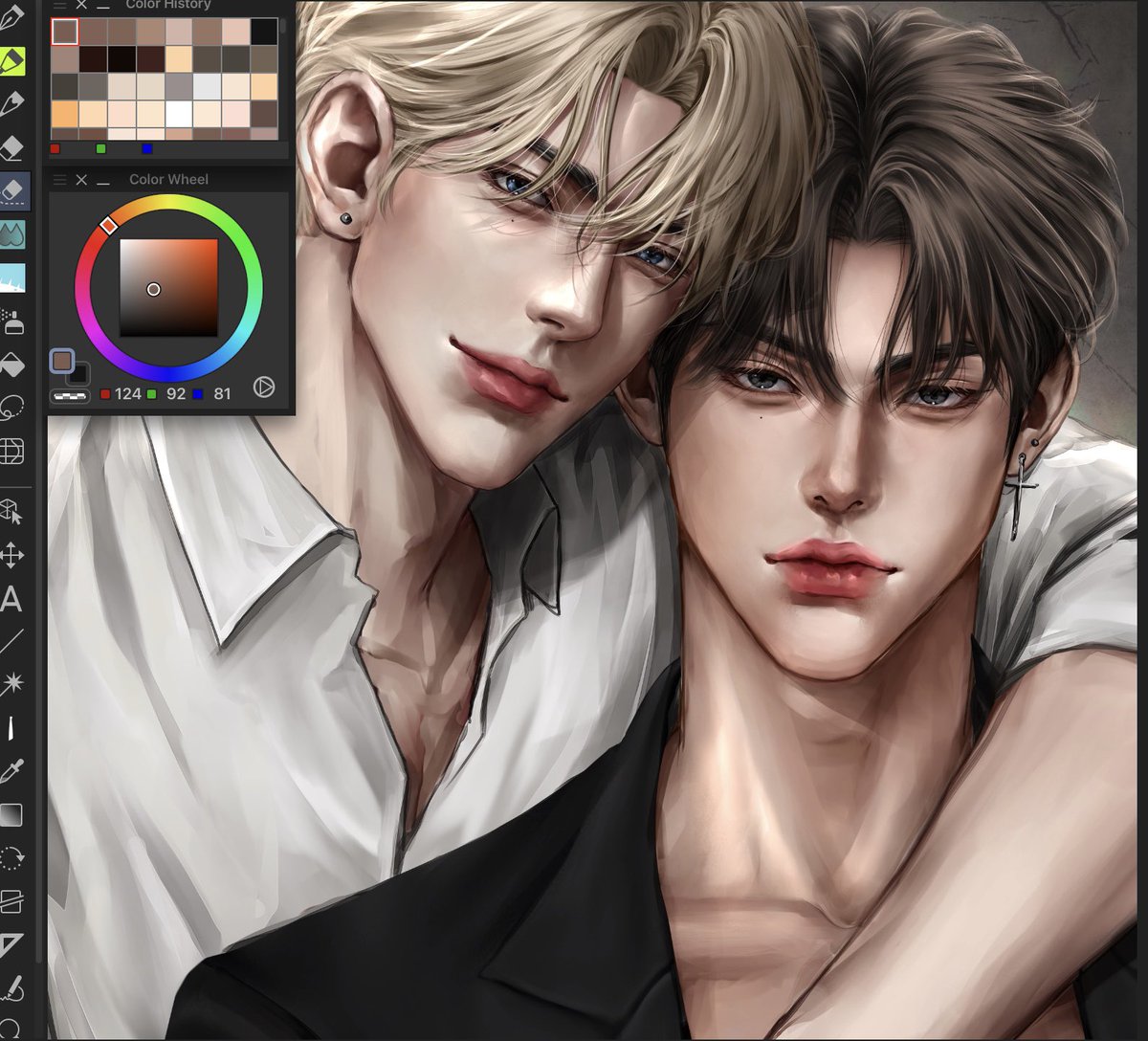 แวะวาดปกสำเร็จละไปวาดงานค้างต่อ🤏🏻 
#ปกนิยายสำเร็จรูป #ปกสําเร็จ