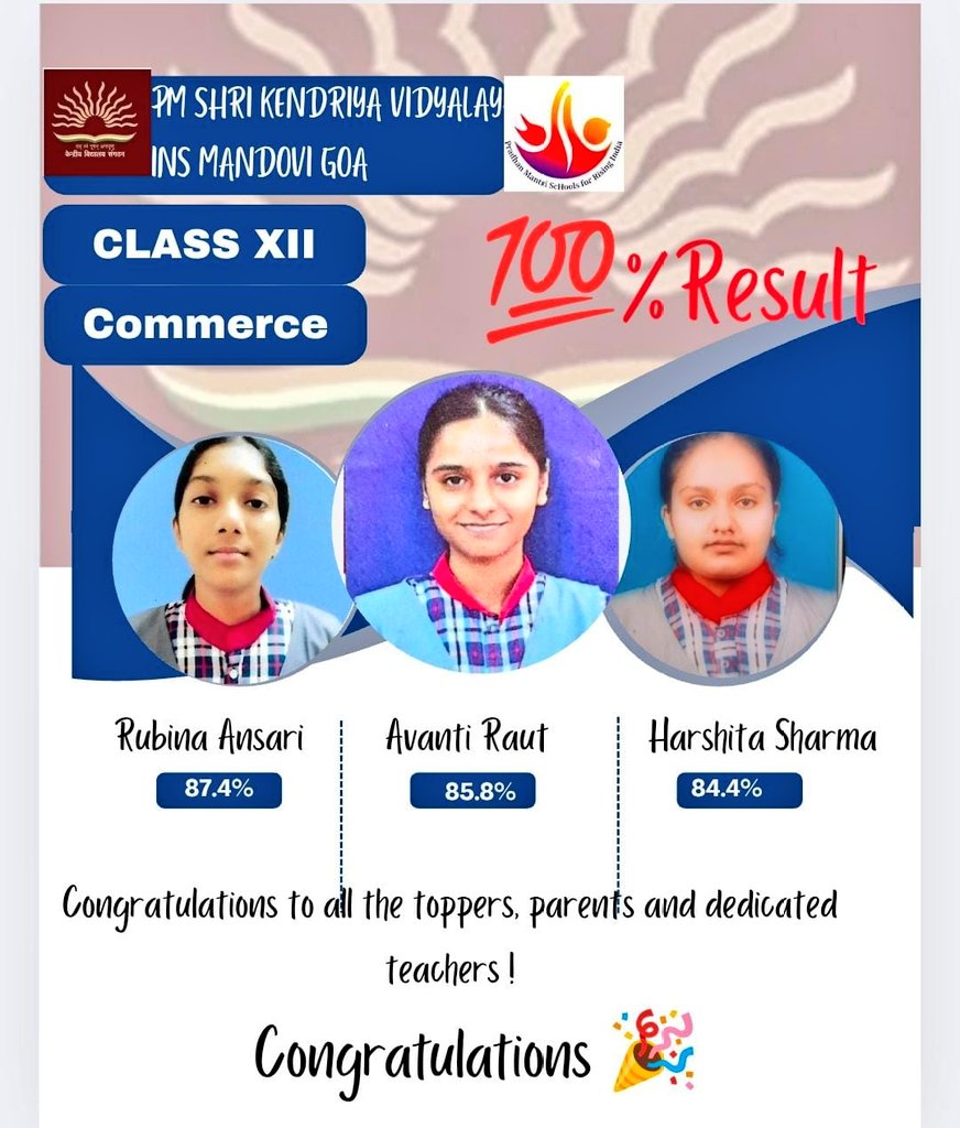 kvinsmandovi's tweet photo. Brain + Grit = Brilliance
Books. Dreams. Determination. Our toppers mixed them all—and the results are spectacular! Proud of these changemakers in the making. #FutureIcons #ResultDay
@KVS_HQ @KvsMumbai @EduMinOfIndia https://t.co/b9XmEodxvQ