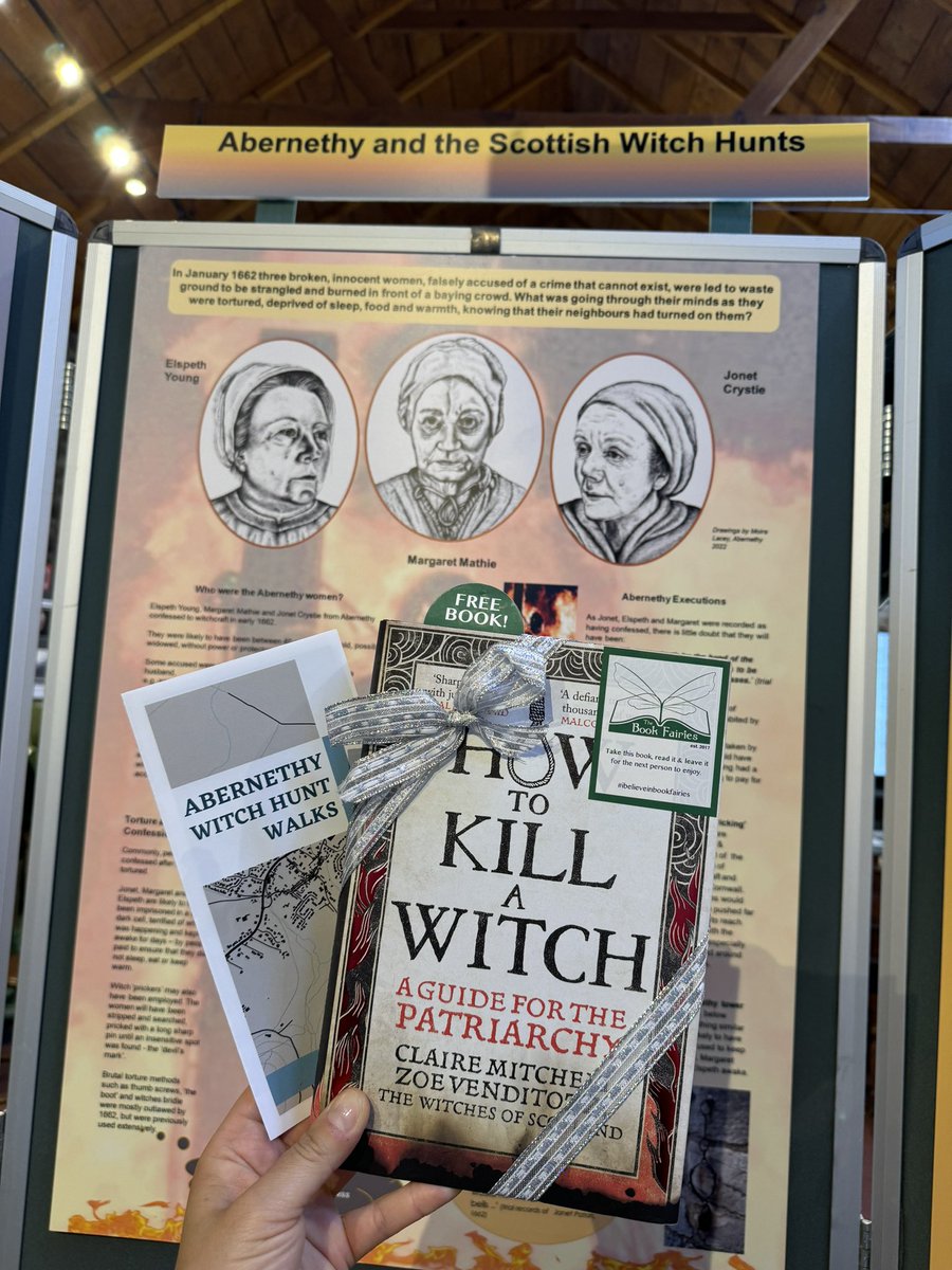the_bookfairies's tweet photo. “Will there come a time when yet again women are accused of witchcraft?”
The release of How To Kill A Witch by @witchesofscotland and The Book Fairies are celebrating by finding witch related places and leaving copies!
#iBelieveinBookFairies #TBFWitch #WitchesOfScotland #Witch https://t.co/kIPibZYSJ4