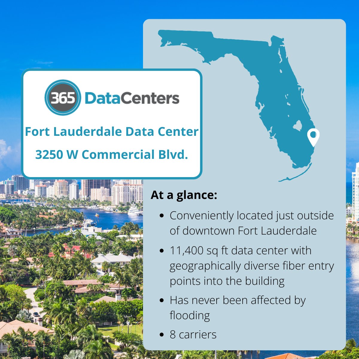 Discover 365 Data Centers’ Boca Raton, FL and Fort Lauderdale, FL facilities. Schedule a tour or contact us today: 365datacenters.com/boca-raton-dat… and/or 365datacenters.com/fort-lauderdal… #BocaRaton #FortLauderdale #DataCenter #365DataCenters #Colocation #Data #Technology #Cloud #Connectivity