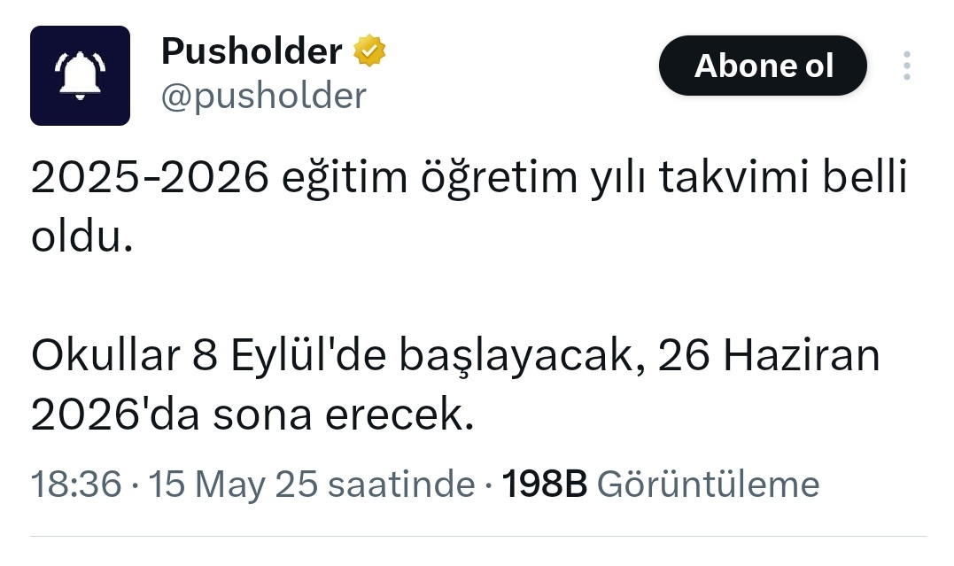 3 Ay, 3 Ay dedikleri yaz tatili de öğrenciler için 2 ay olmuş 😊