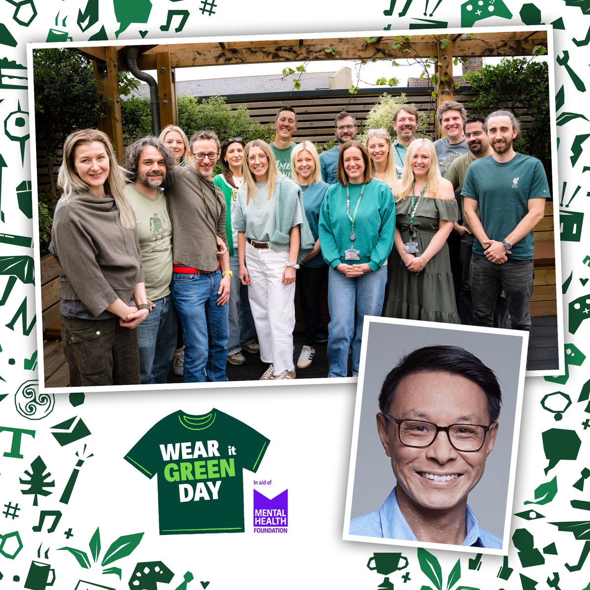 Ninja Theory (@ninjatheory) on Twitter photo It's #MentalHealthAwarenessWeek, with this year's theme being 'Community'.
Our Mental Health First Aider group have put on a number of events for us at the studio this week. Today we took part in #WearItGreen Day to raise funds for <a href="/mentalhealth/">Mental Health Foundation</a>.
We also had an insightful It's #MentalHealthAwarenessWeek, with this year's theme being 'Community'.
Our Mental Health First Aider group have put on a number of events for us at the studio this week. Today we took part in #WearItGreen Day to raise funds for <a href="/mentalhealth/">Mental Health Foundation</a>.
We also had an insightful