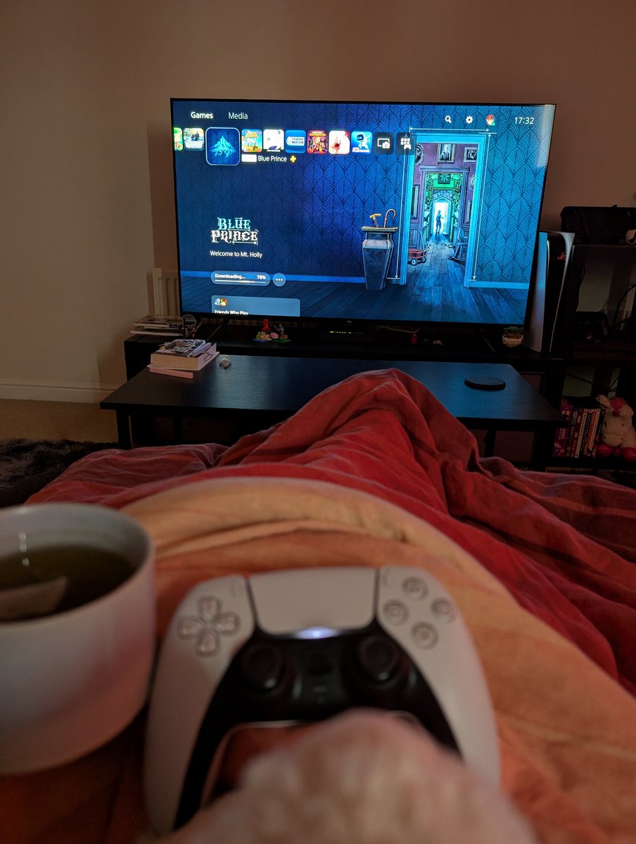 This is my night tonight... How about you? #indiegames #blueprince #gamedev