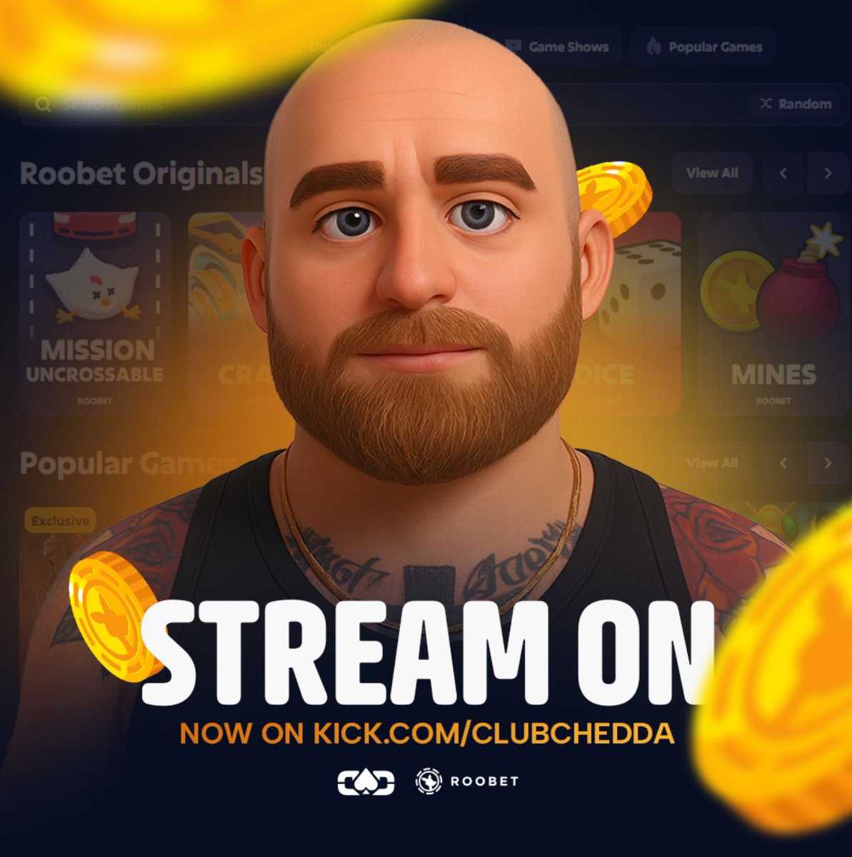 NEW WEBSITE + POINTS SYSTEM IS NOW LIVE!  🤝 Clubchedda.com

$10,000 starting now!
Kick.com/Clubchedda