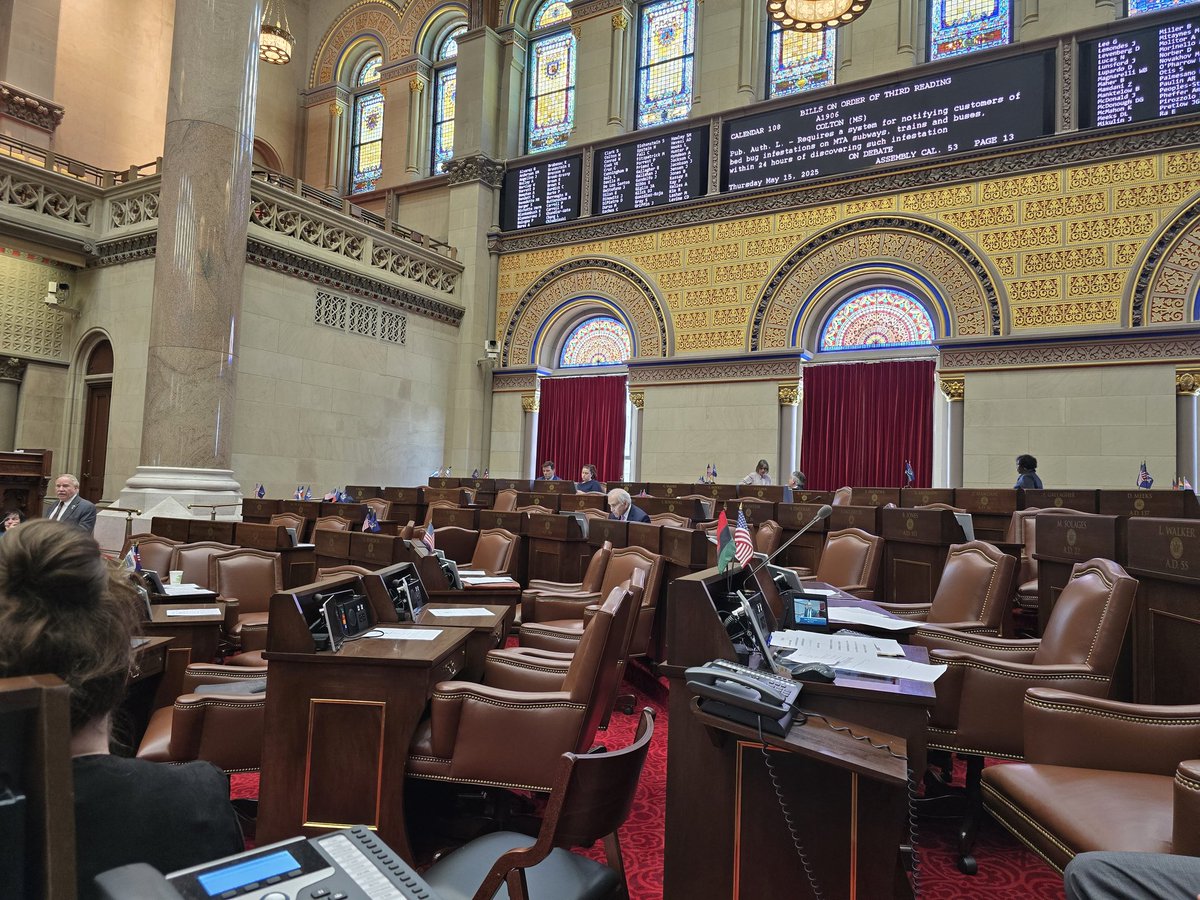 Currently on debate to an empty chamber.  "Getaway Day" plus empty seat voting = what you see here.  And it's only noon.